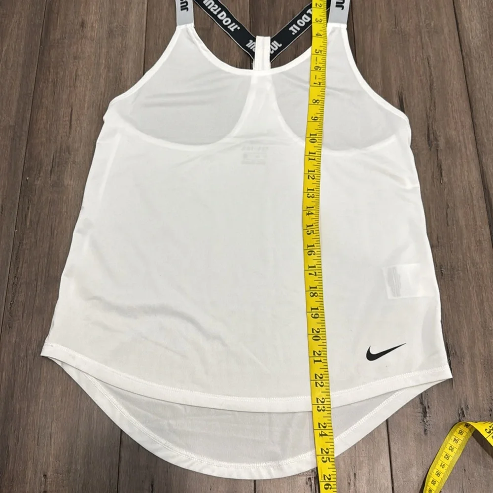 Nike‎ White Racerback Sleeveless Tank Top